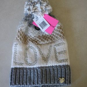 Betsy Johnson LOVE Knit Beanie